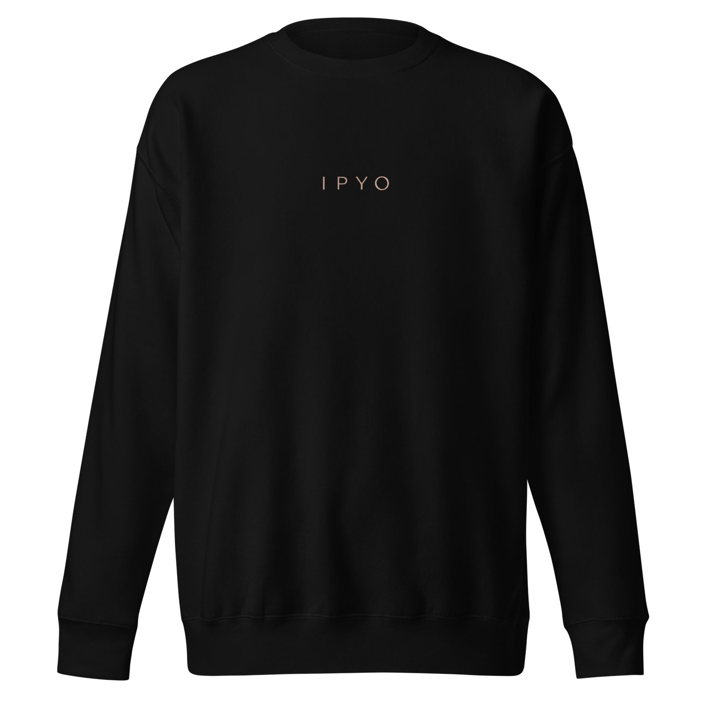 Black IPYO Basic Crew Neck